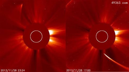 天文学家首次拍到超级彗星“死亡过程”